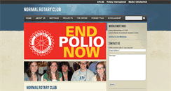 Desktop Screenshot of normalrotary.org